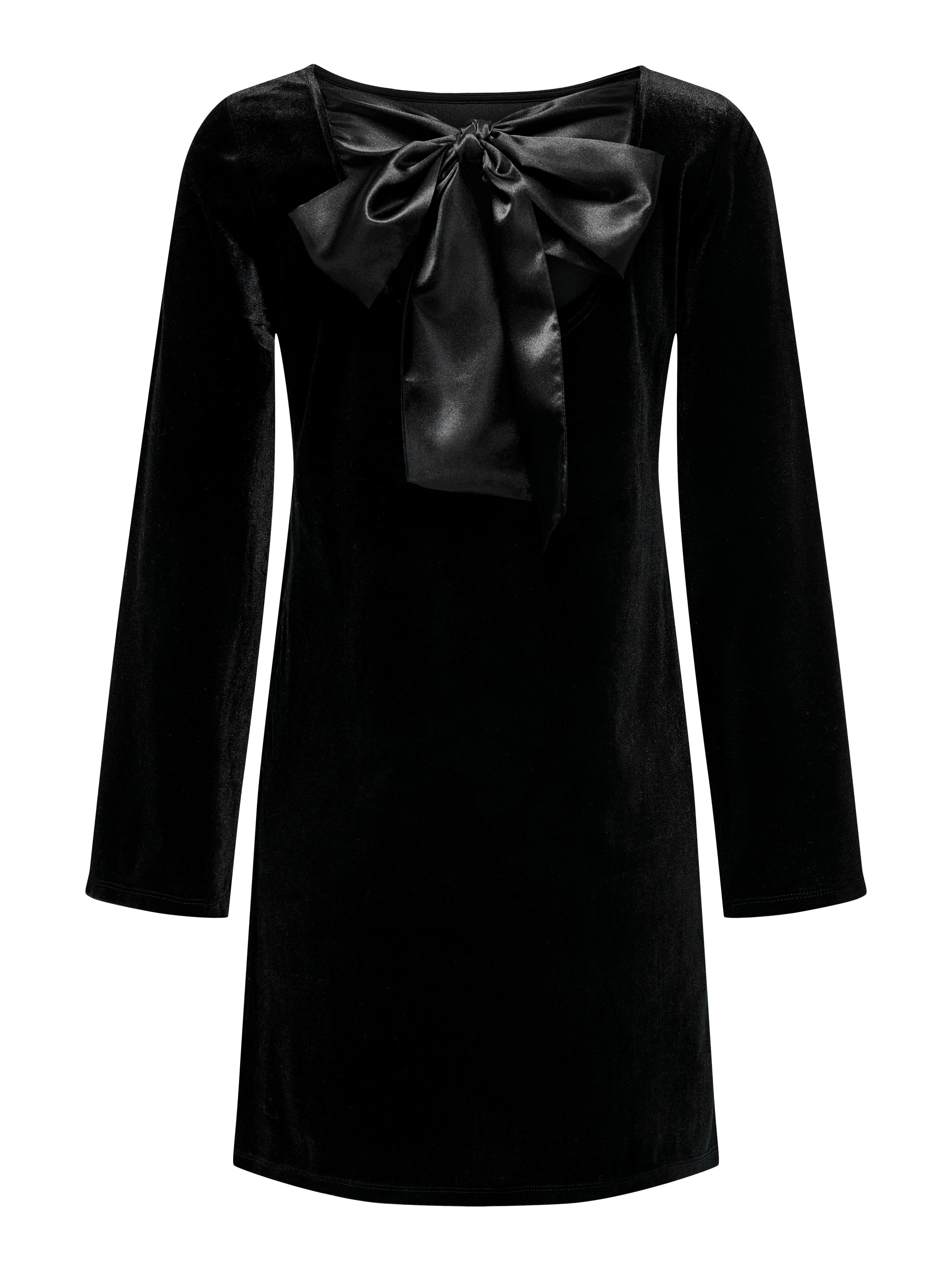 Victory Velvet Bow Back Dress