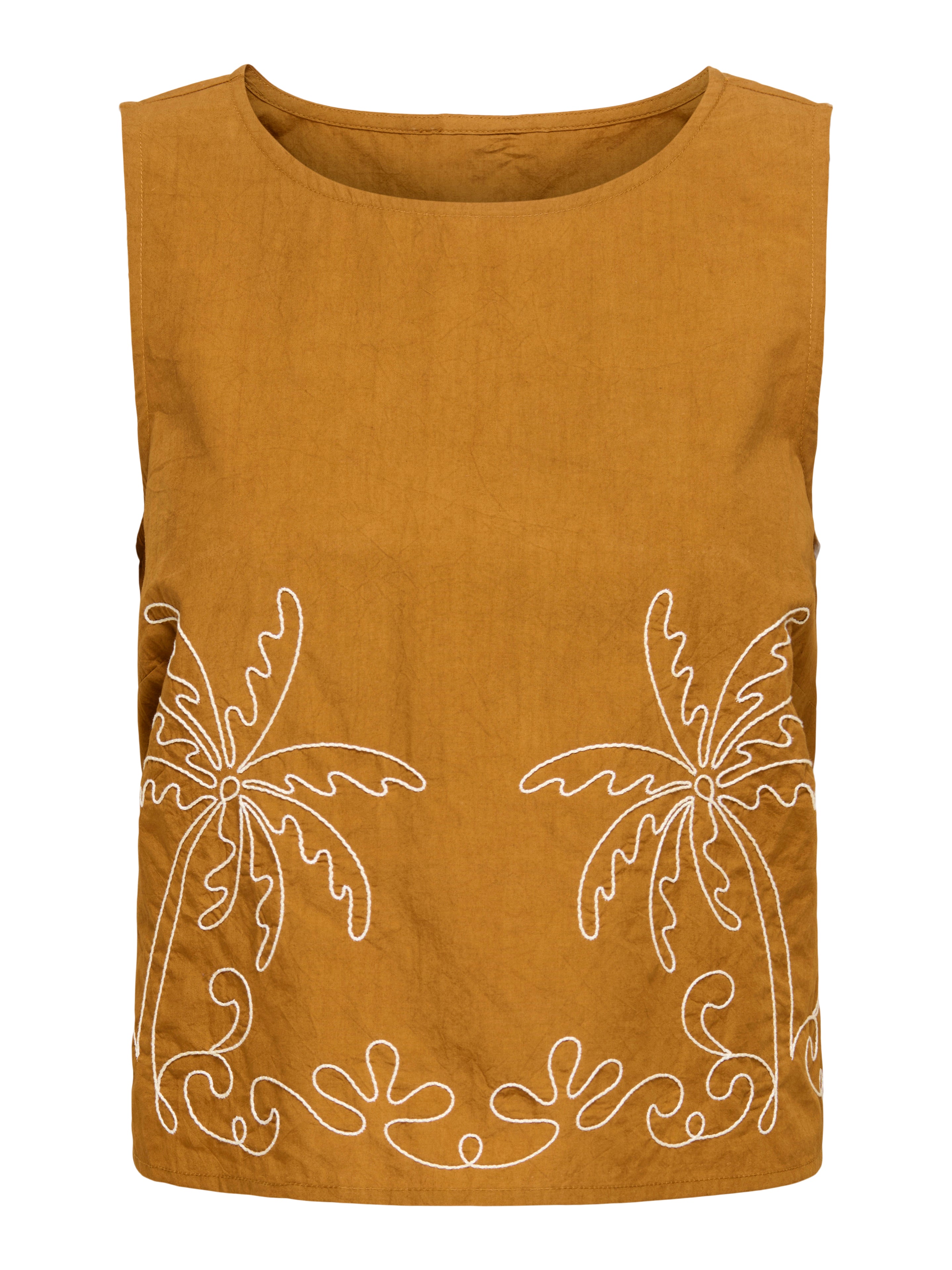 Eliza Embroidered Sleeveless Top