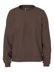 Chilli Brown Round Neck Sweatshirt