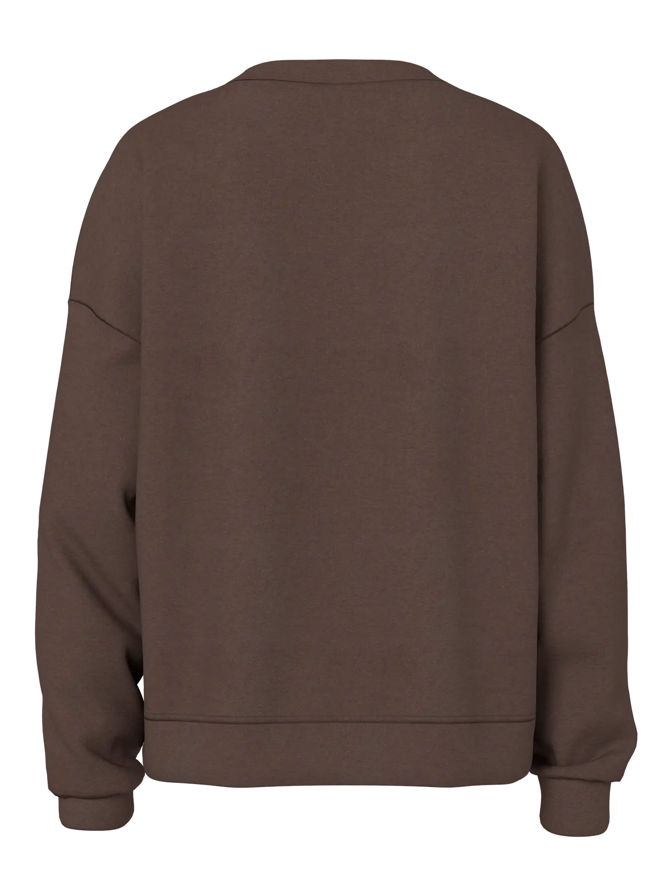 Chilli Brown Round Neck Sweatshirt