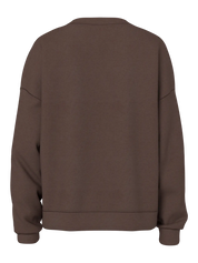 Chilli Brown Round Neck Sweatshirt