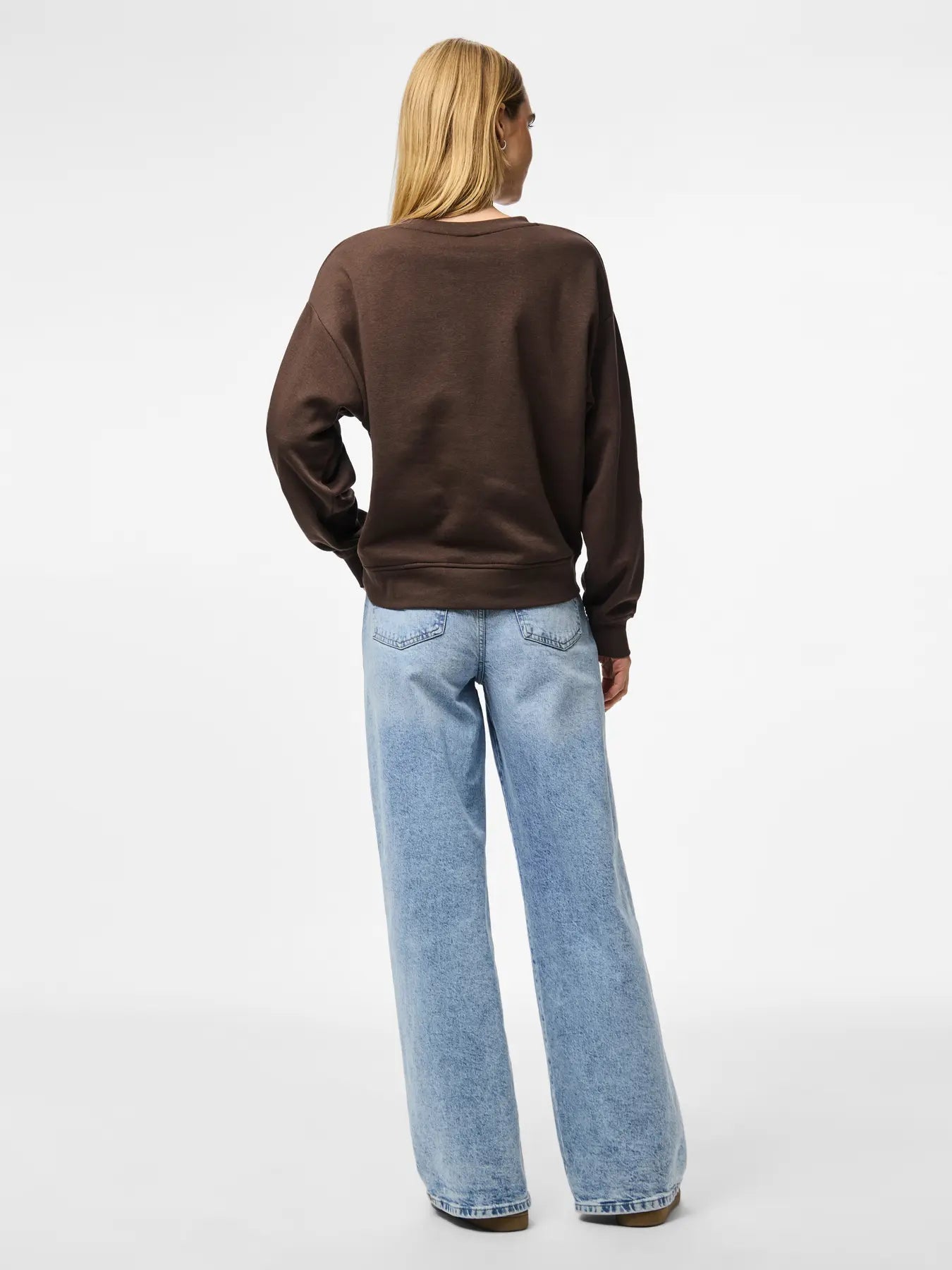 Chilli Brown Round Neck Sweatshirt