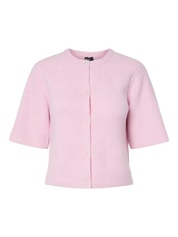 Silly Pink O-neck Knit Cardigan