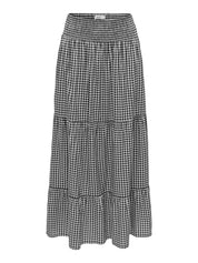 Lucas Checkboard Smock Maxi Skirt