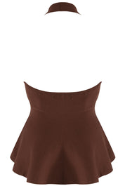 Linora Fine Knit Halter Neck Top