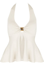 Linora Fine Knit Halter Neck Top