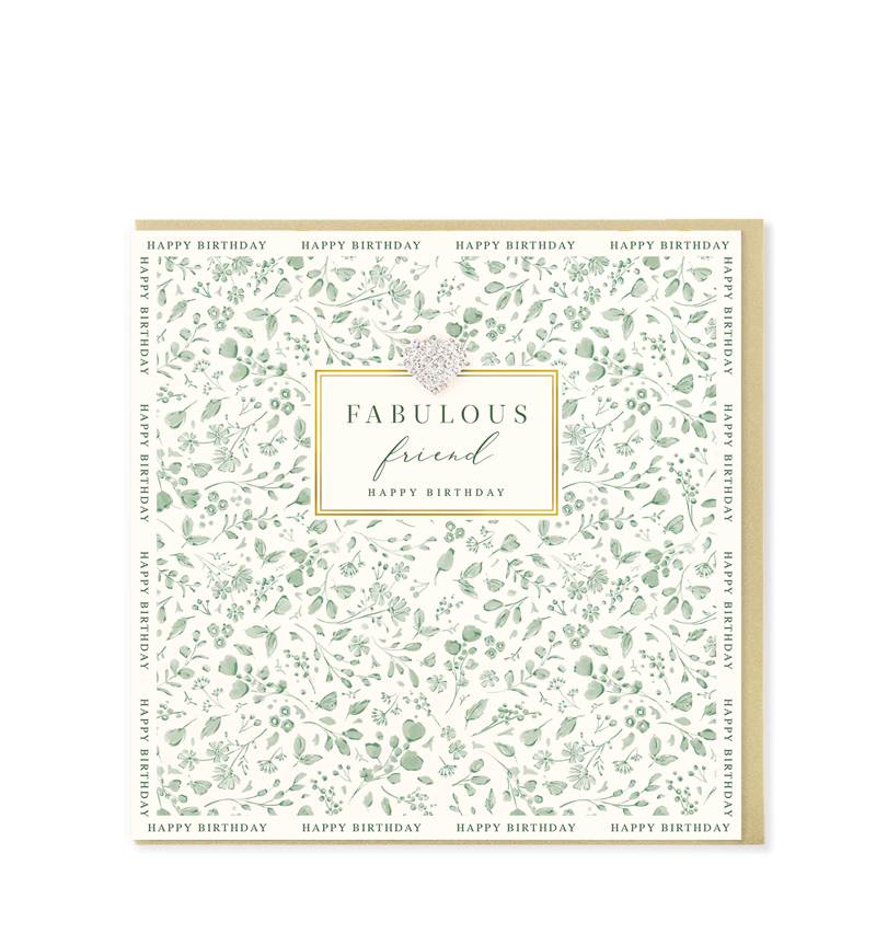 Fabulous Friend Birthday Card