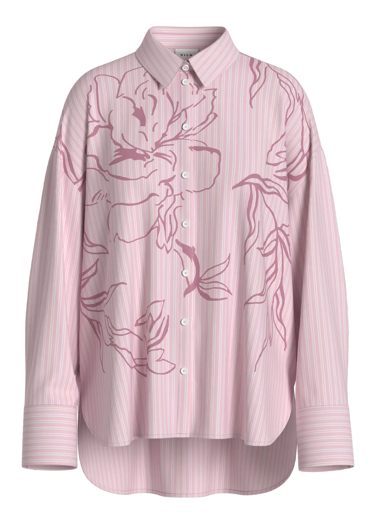 Florina Flock Stripe Shirt