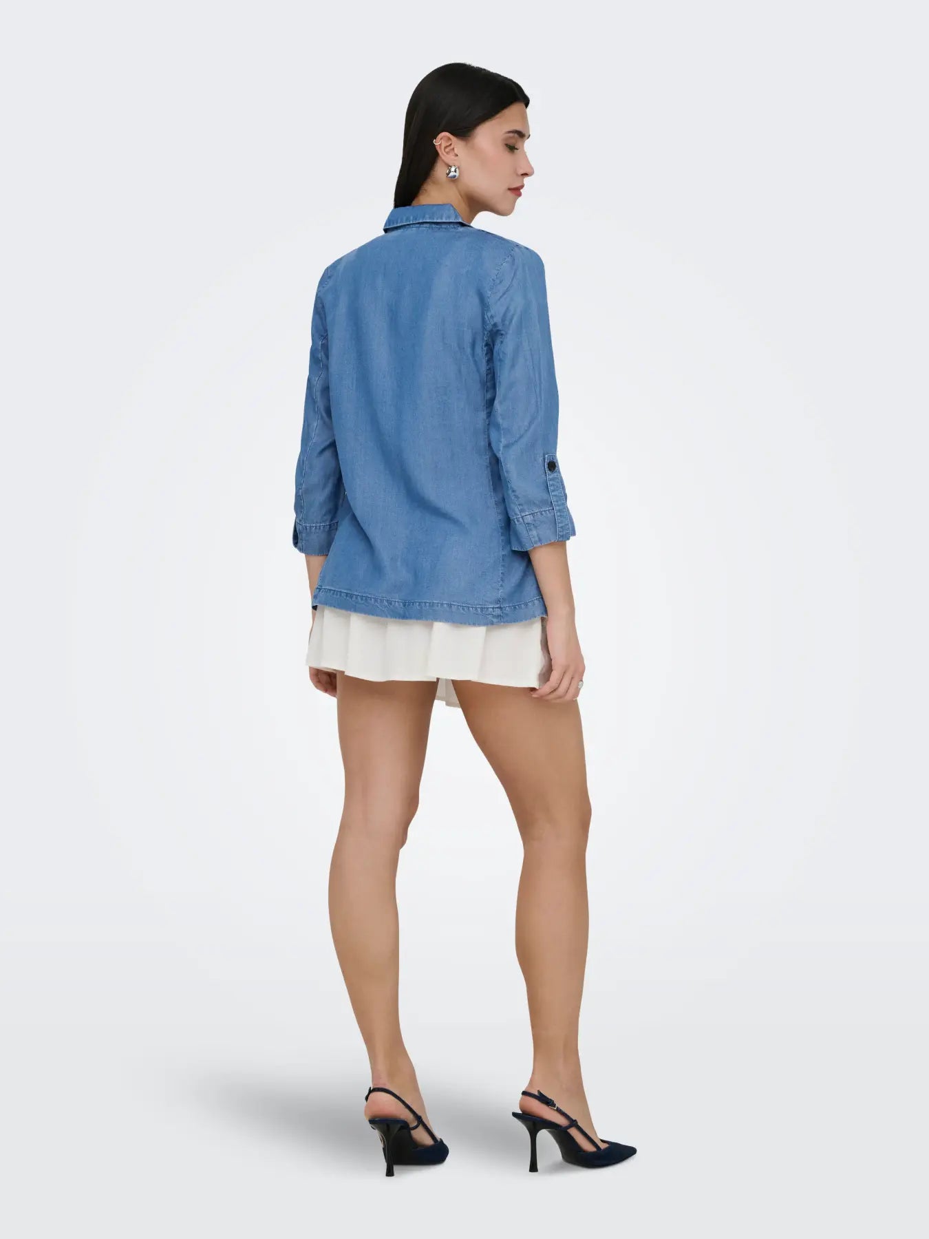Caro Charis Soft Denim Blazer