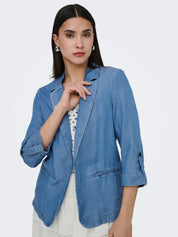 Caro Charis Soft Denim Blazer