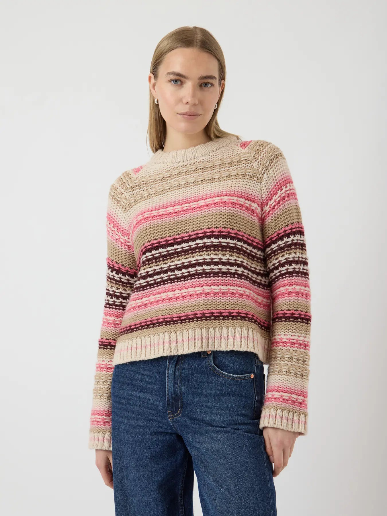 Bibi Wool Stripe Knit Jumper