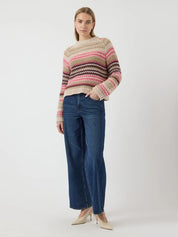 Bibi Wool Stripe Knit Jumper