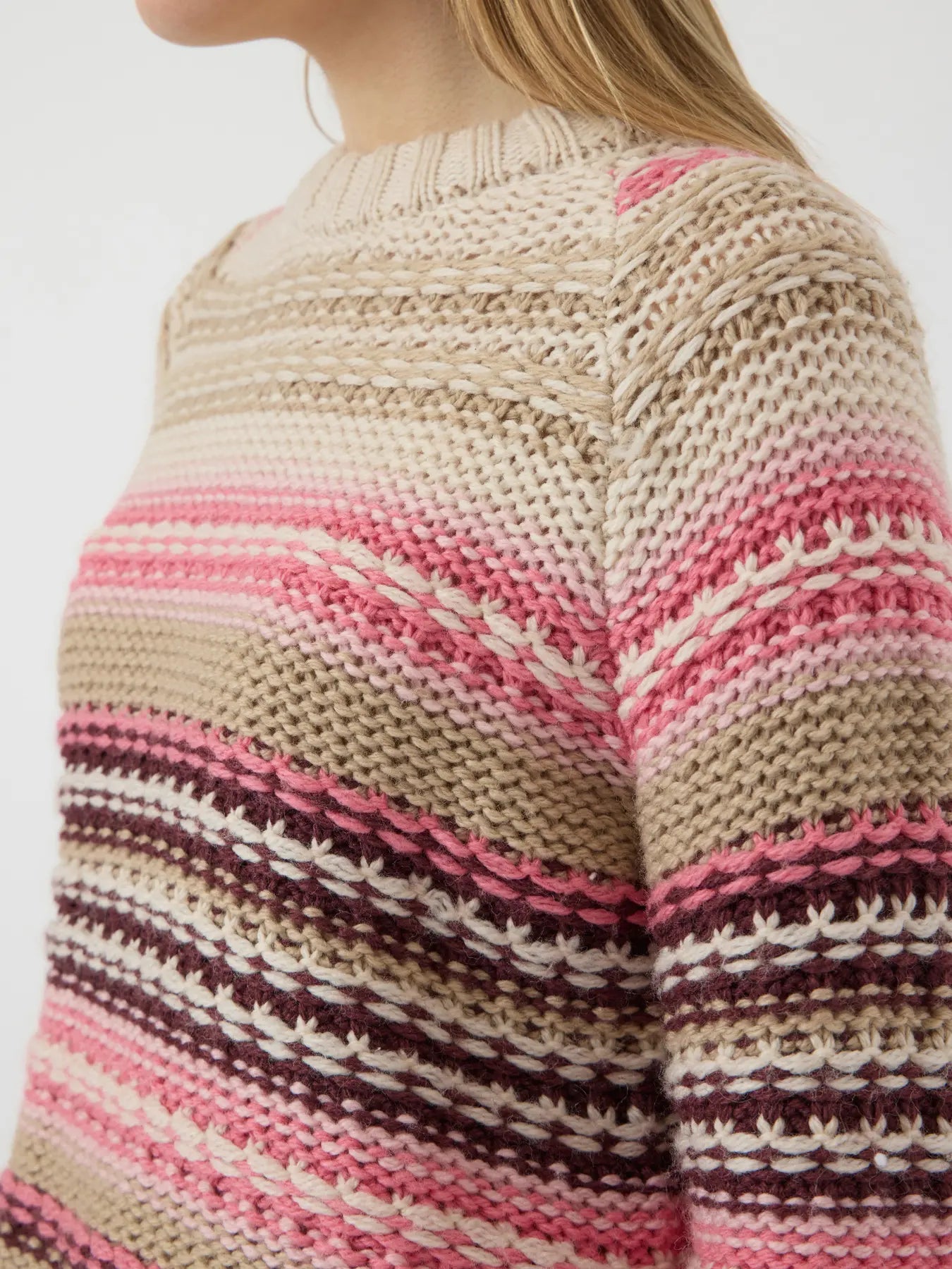 Bibi Wool Stripe Knit Jumper