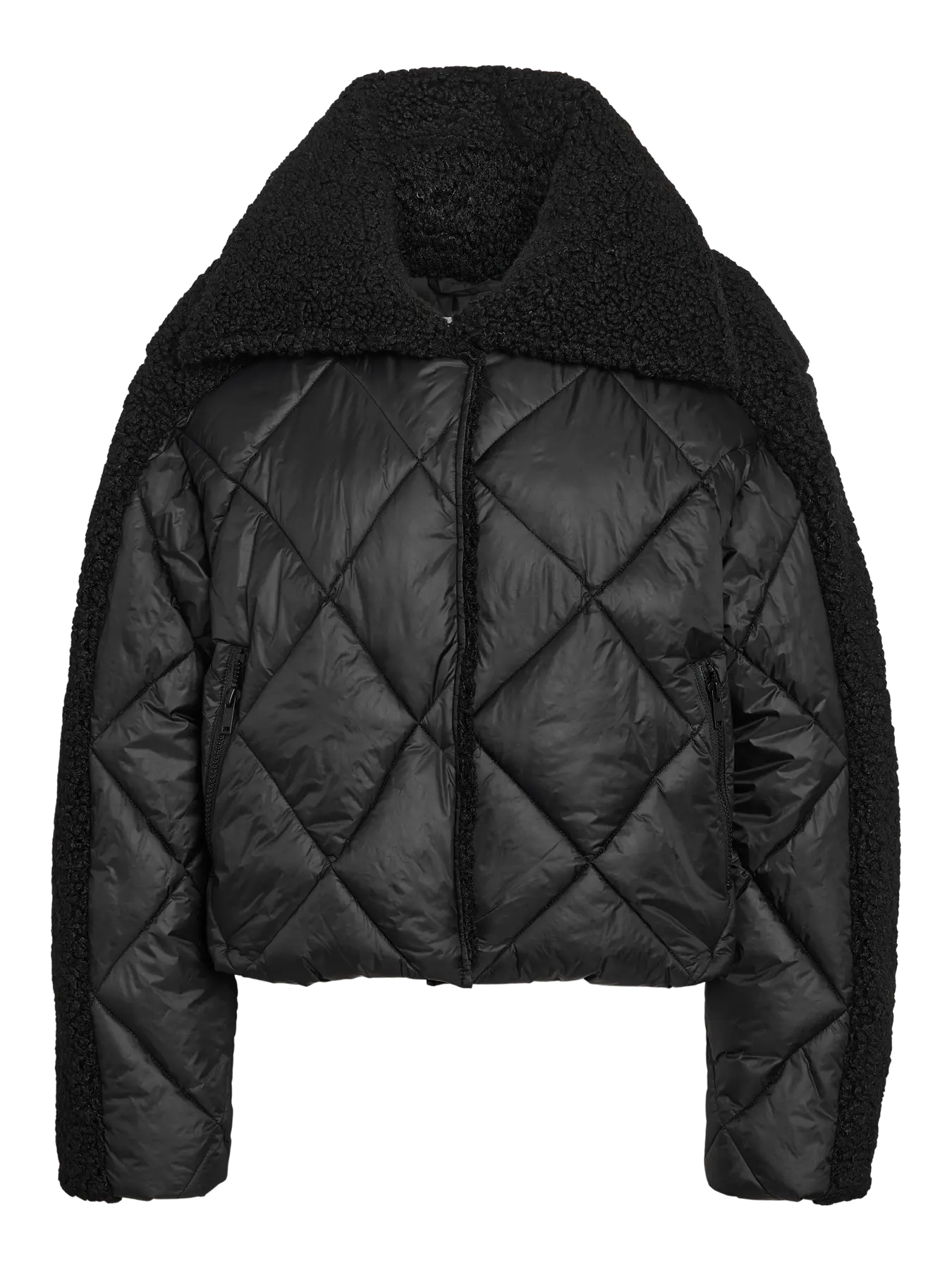 Gemma Quilted Puffer with Shearling Detail