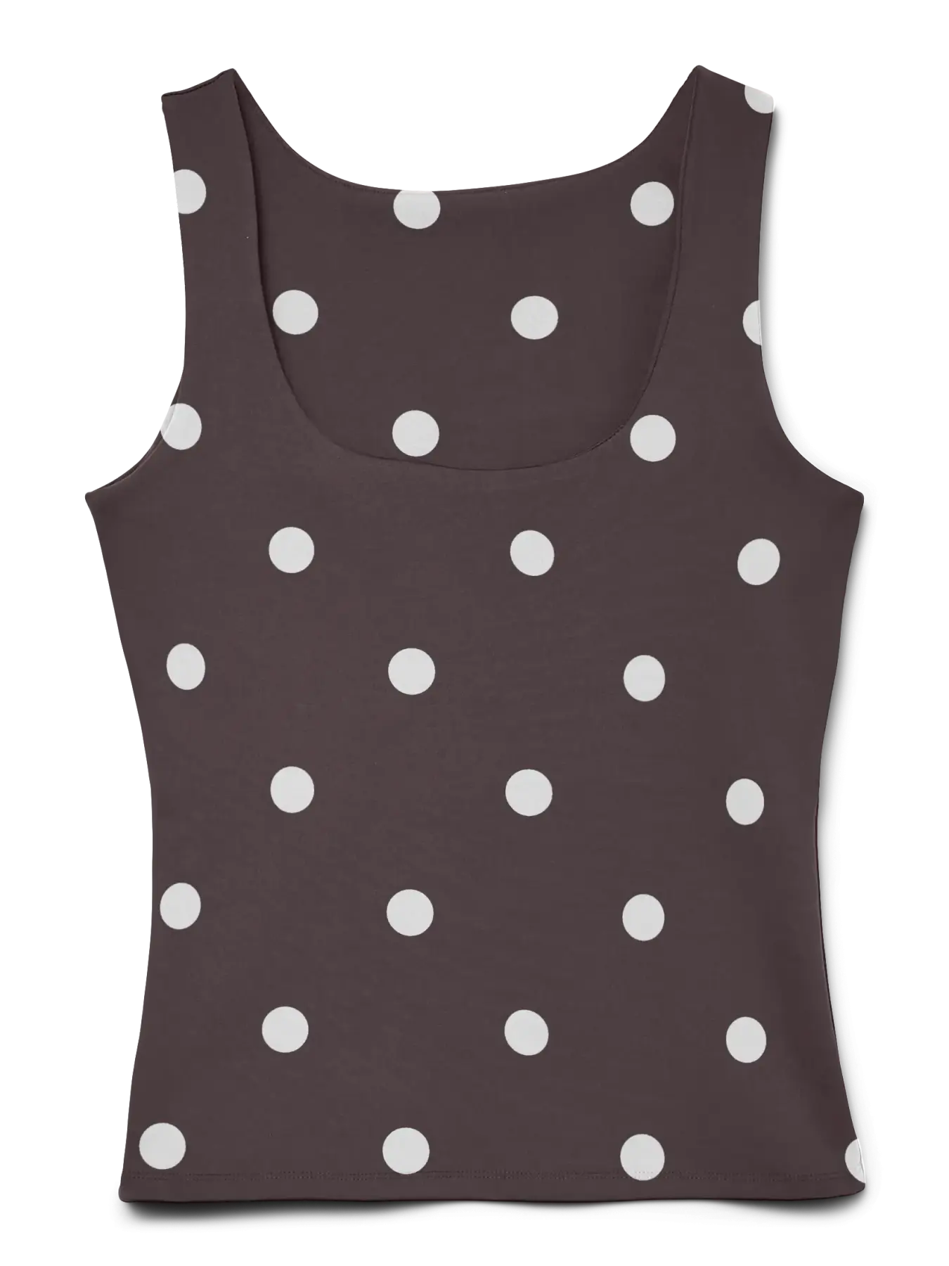 Million Polka Dot Brown Reversible Vest