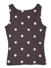 Million Polka Dot Brown Reversible Vest