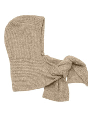 Milu Ribbed Knit Scarf Balaclava