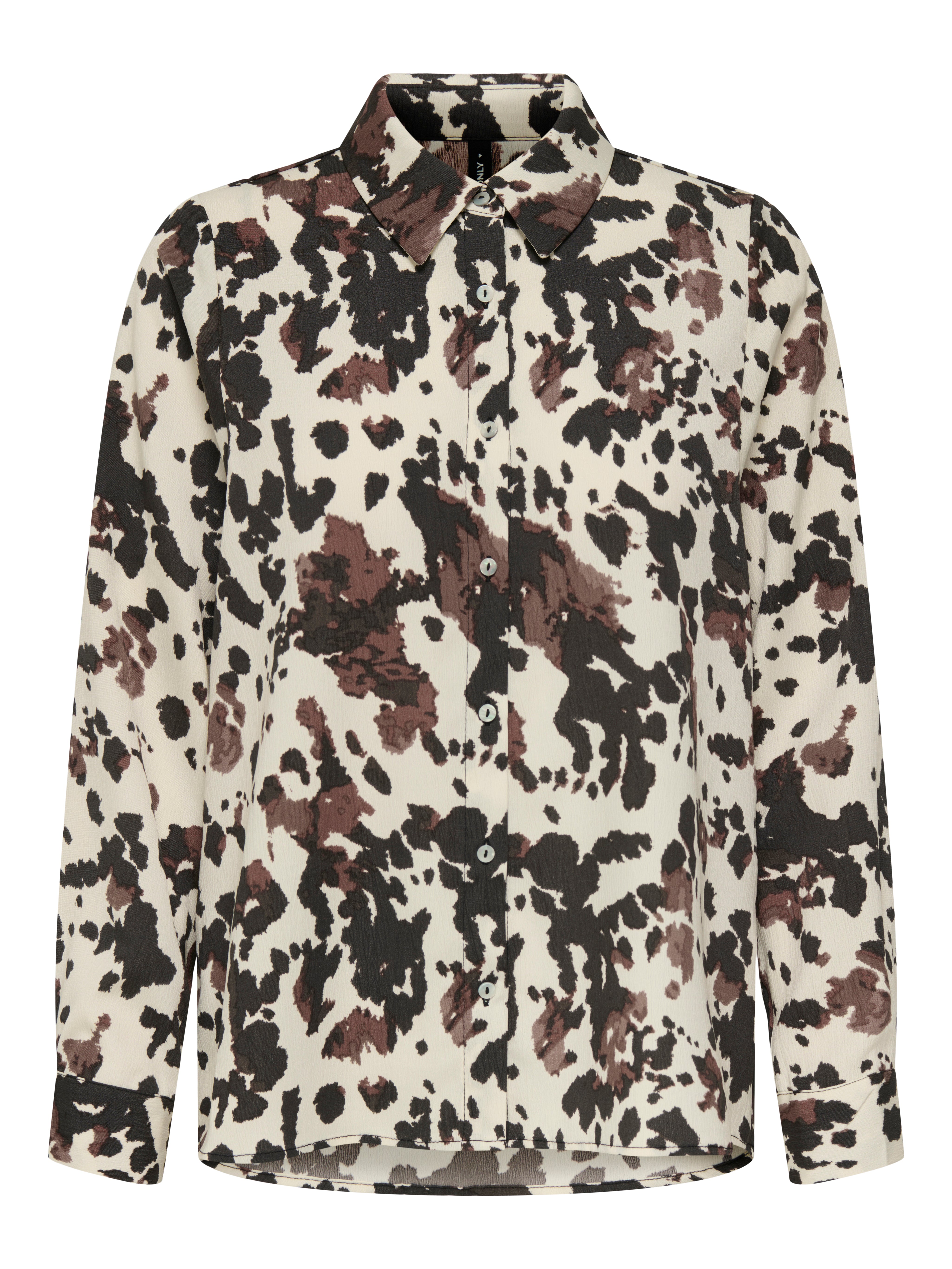Nova Brown Cow Smudge Print Shirt
