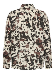 Nova Brown Cow Smudge Print Shirt