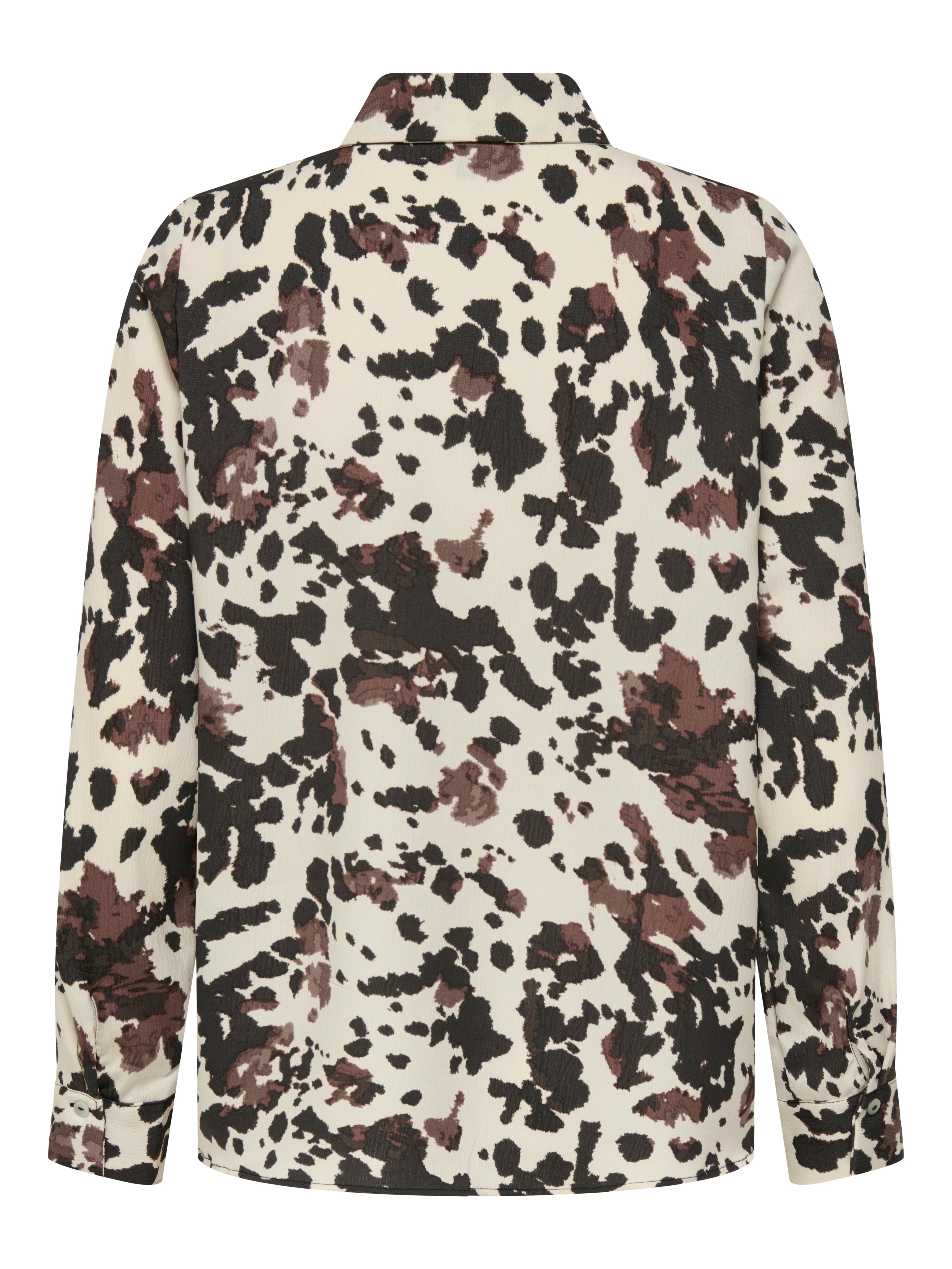 Nova Brown Cow Smudge Print Shirt