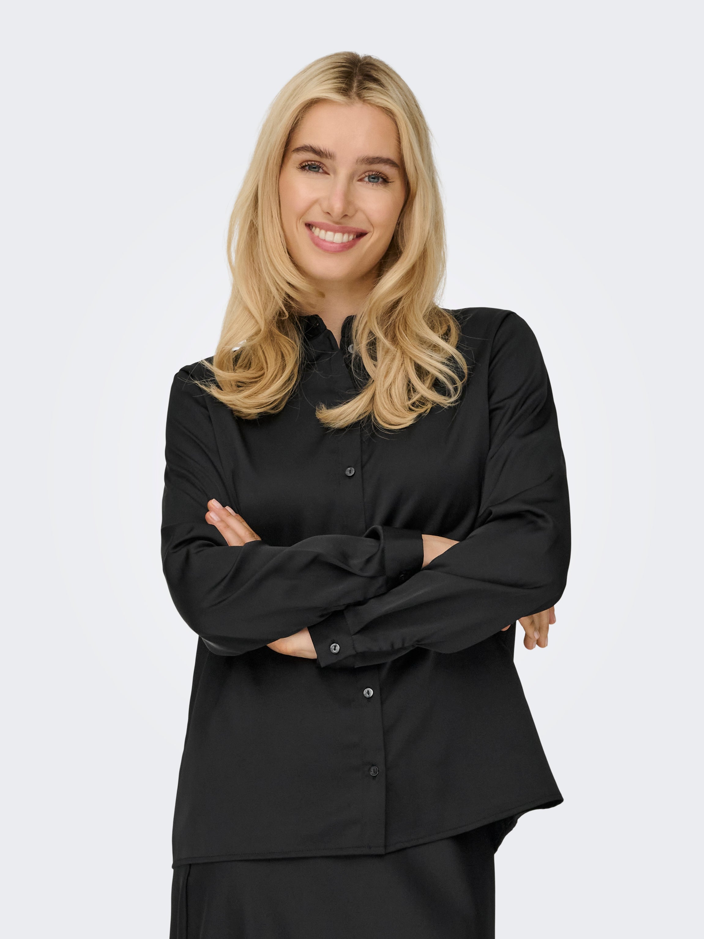 Mika Satin Shirt Blouse