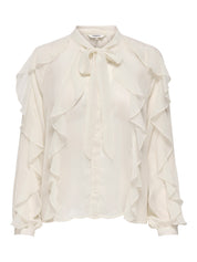 Taryn Romantic Tie Neck Blouse