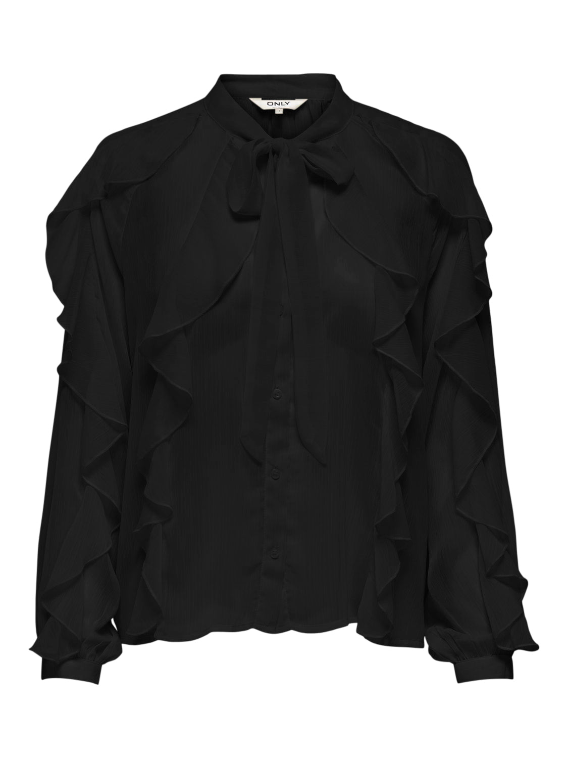 Taryn Romantic Tie Neck Blouse