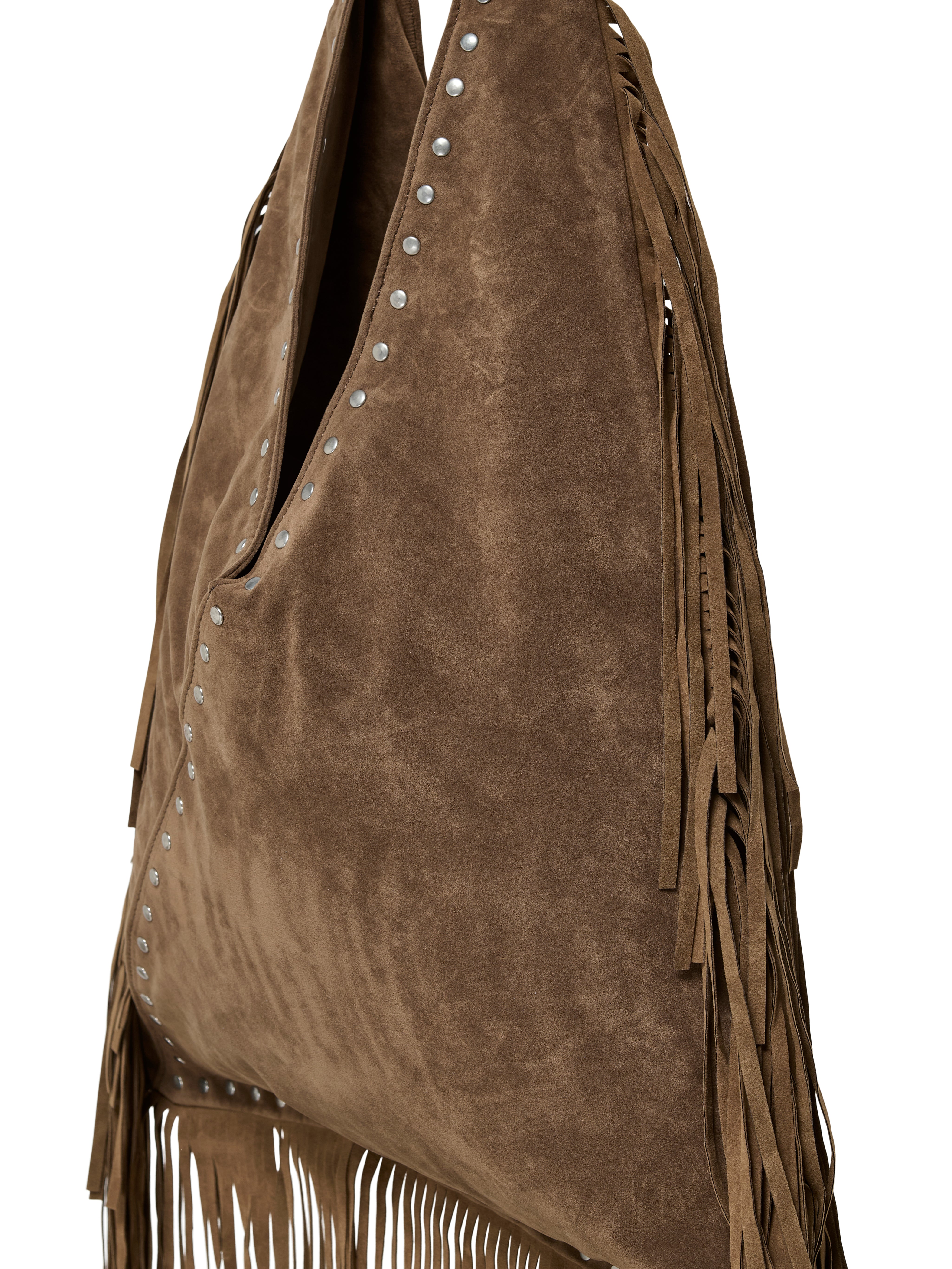 Sophia Fringe Faux Suede Bag