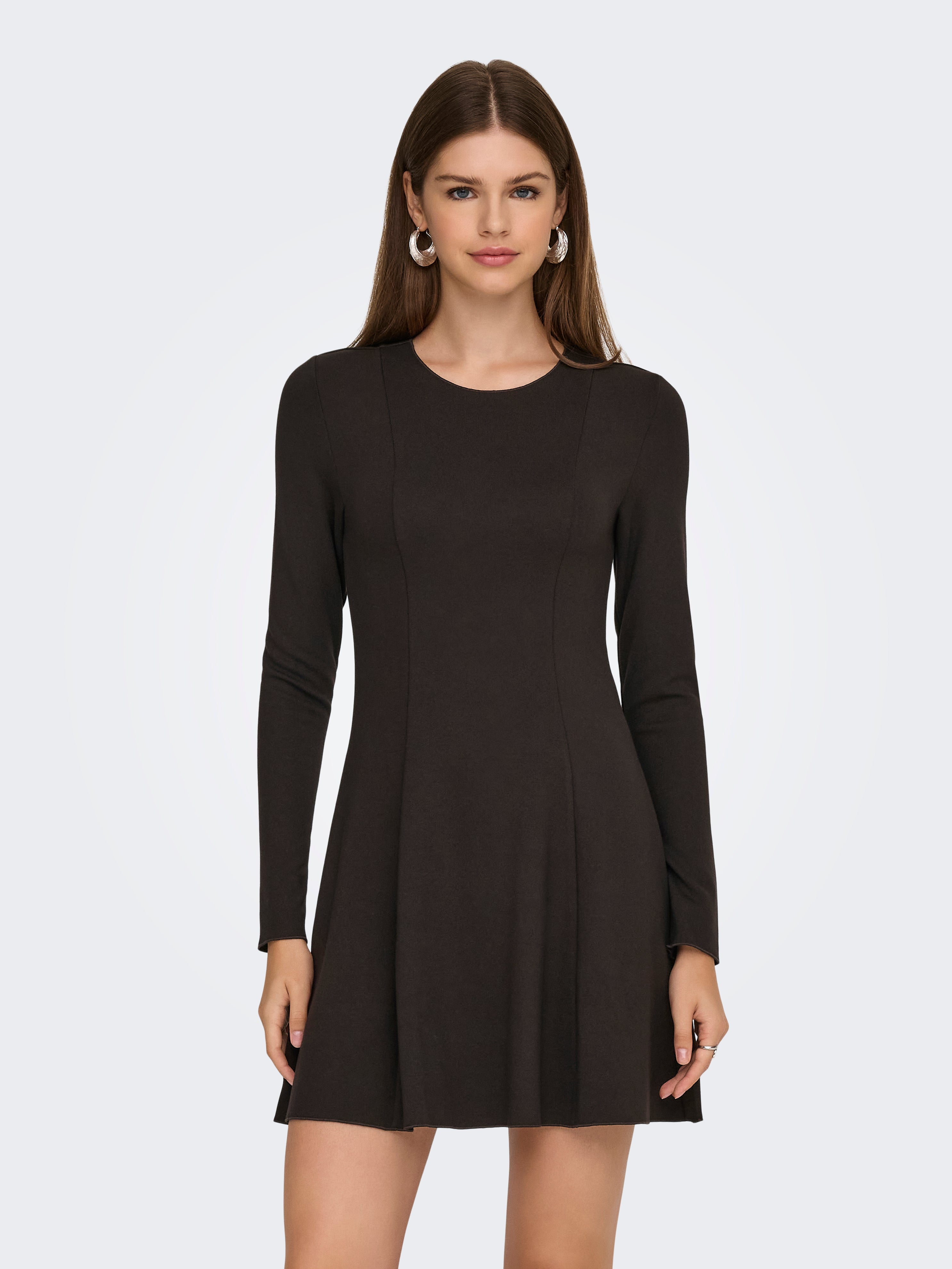 Kenya Peplum Long Sleeve Dress