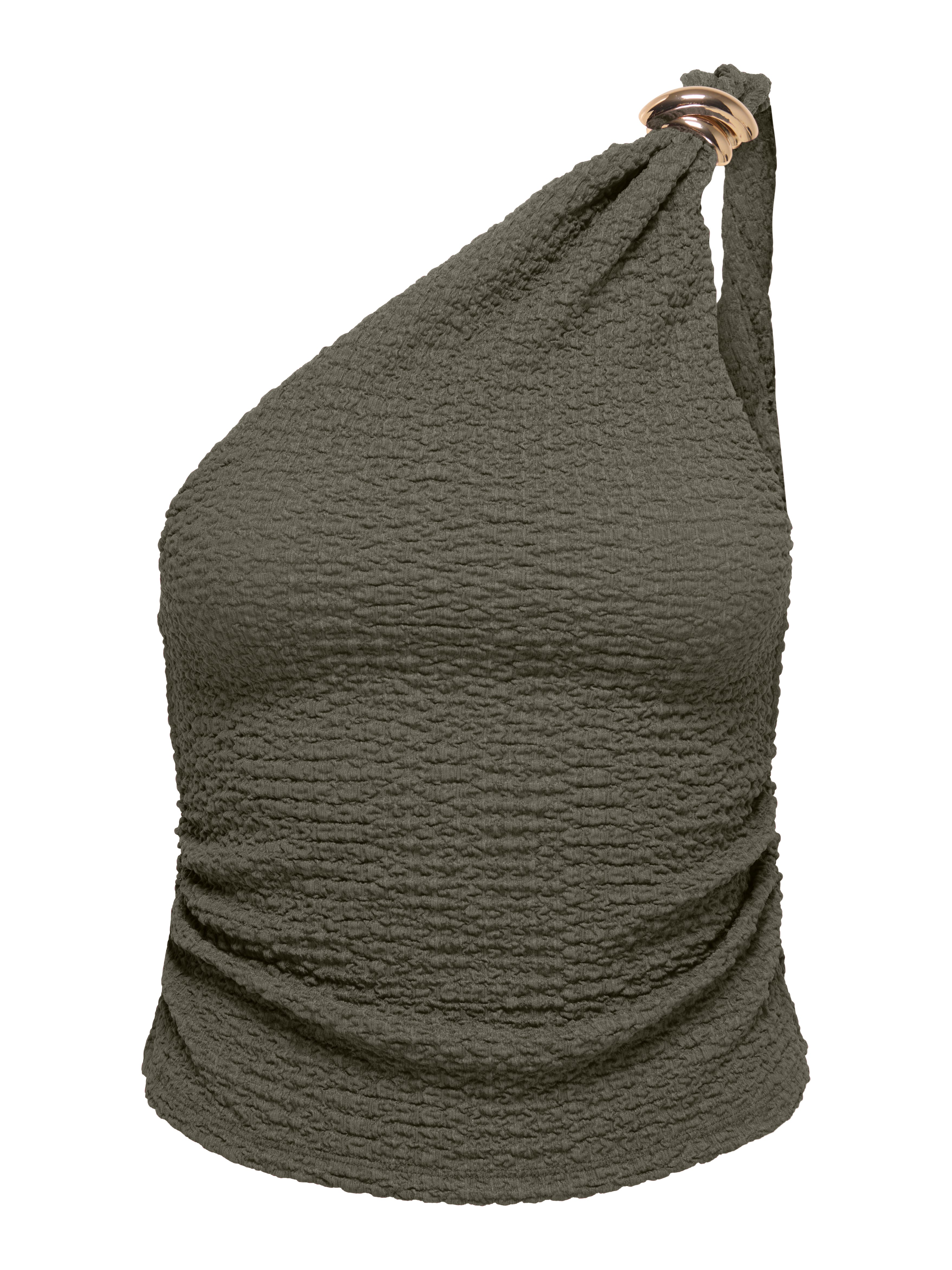 Erikka Crinkle One Shoulder Top