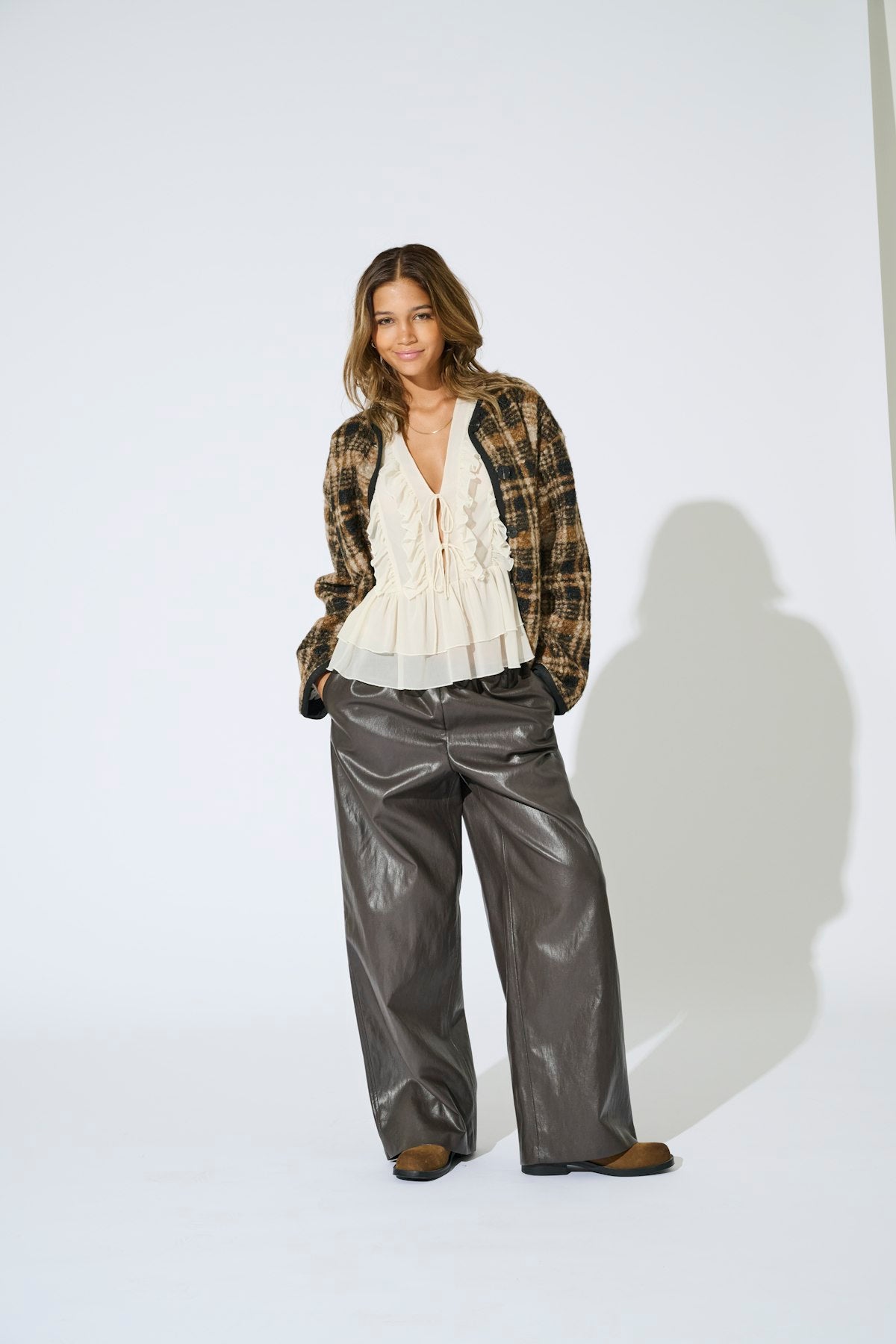 Anni Boucle Jacket Brown