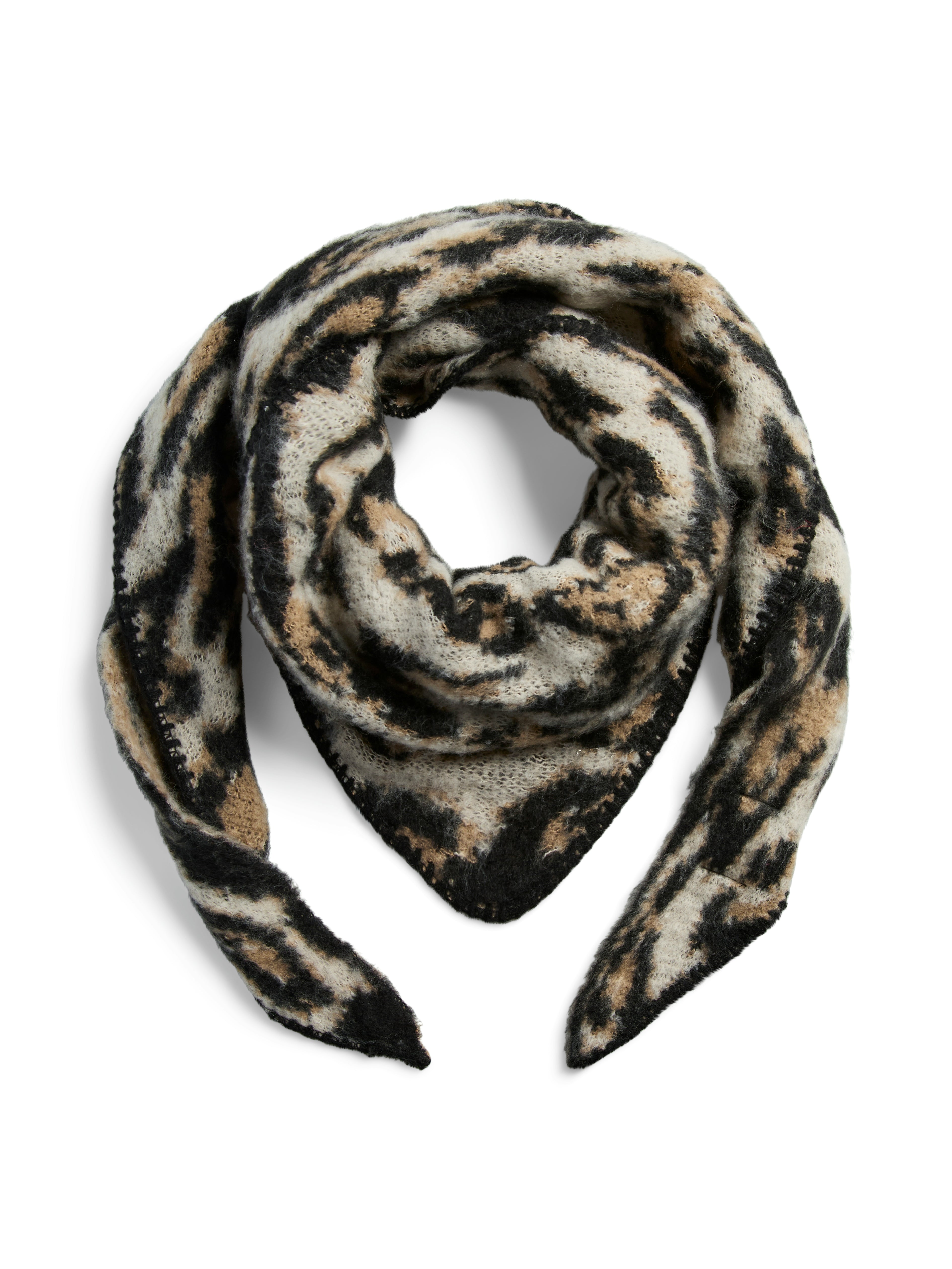 Leopard Triangle Scarf