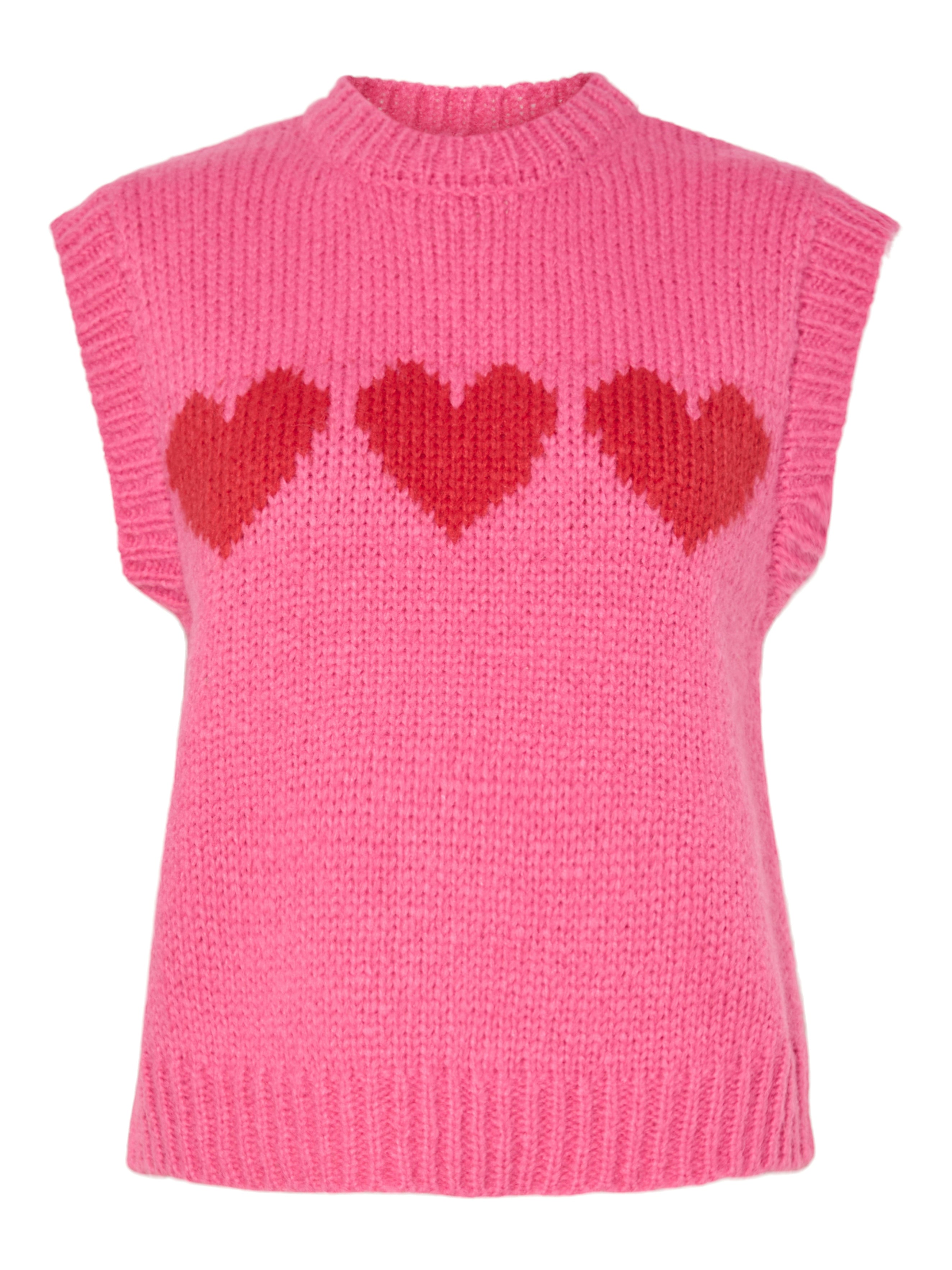 Jove Heart Sleeveless Knit Vest