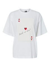 Magic Card Heart Oversized T-shirt
