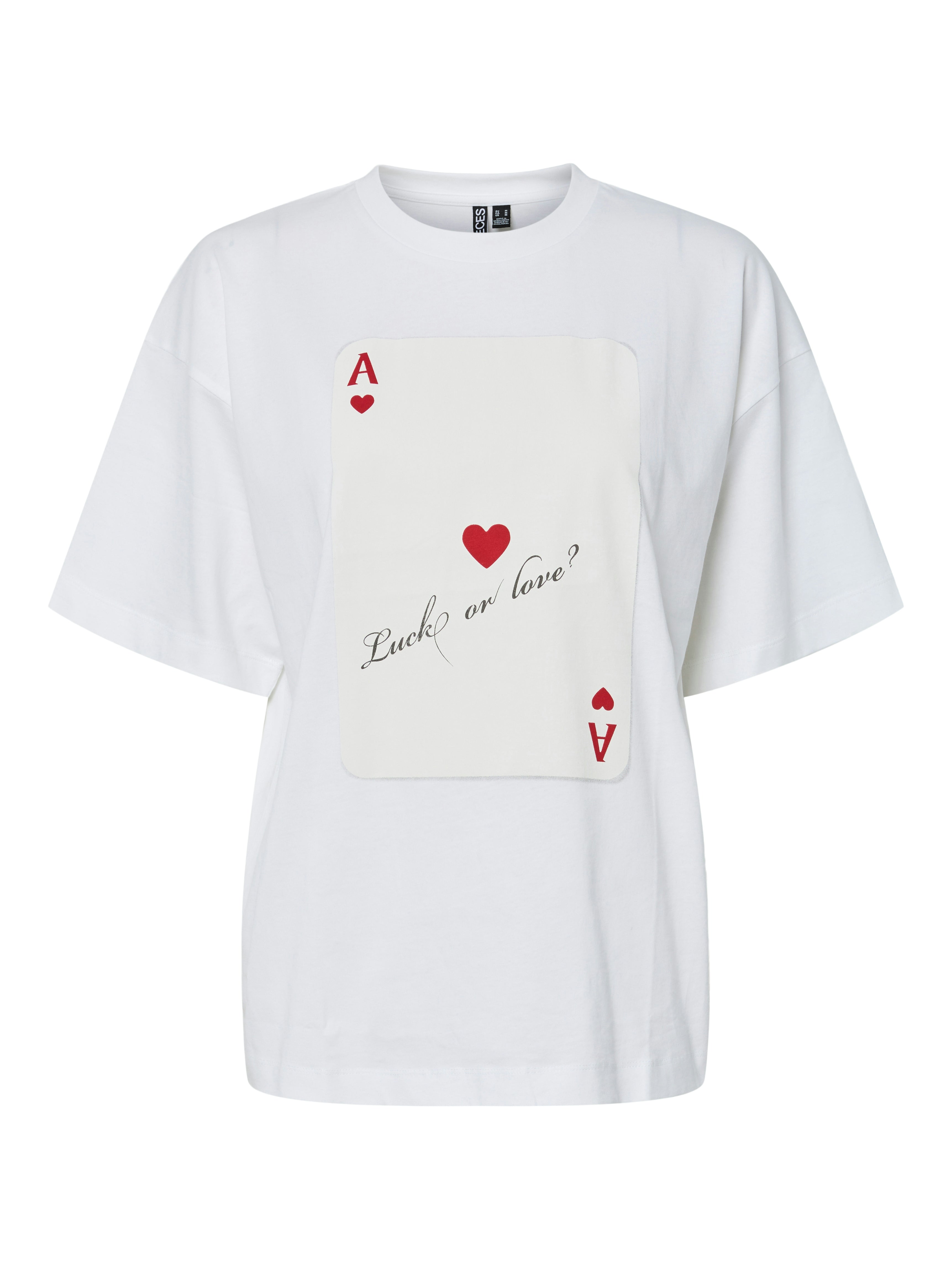 Magic Card Heart Oversized T-shirt
