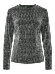 Maeve Jewelled Long Sleeve Split Side Top
