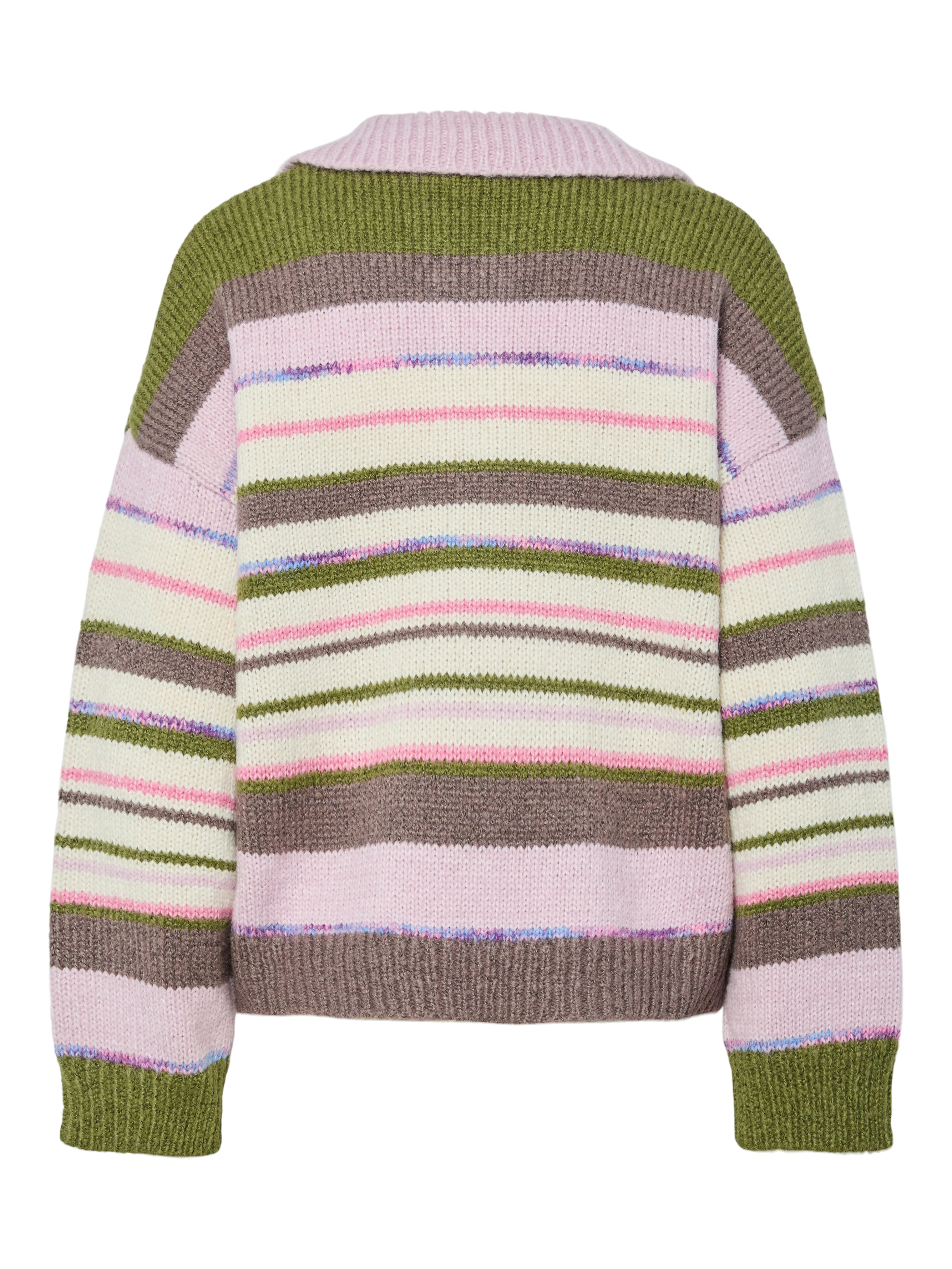 Rye Stripe Polo Knit Pullover