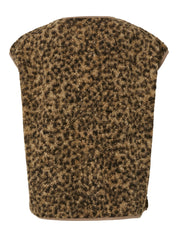 Katty Leopard Teddy Relaxed Fit Gilet