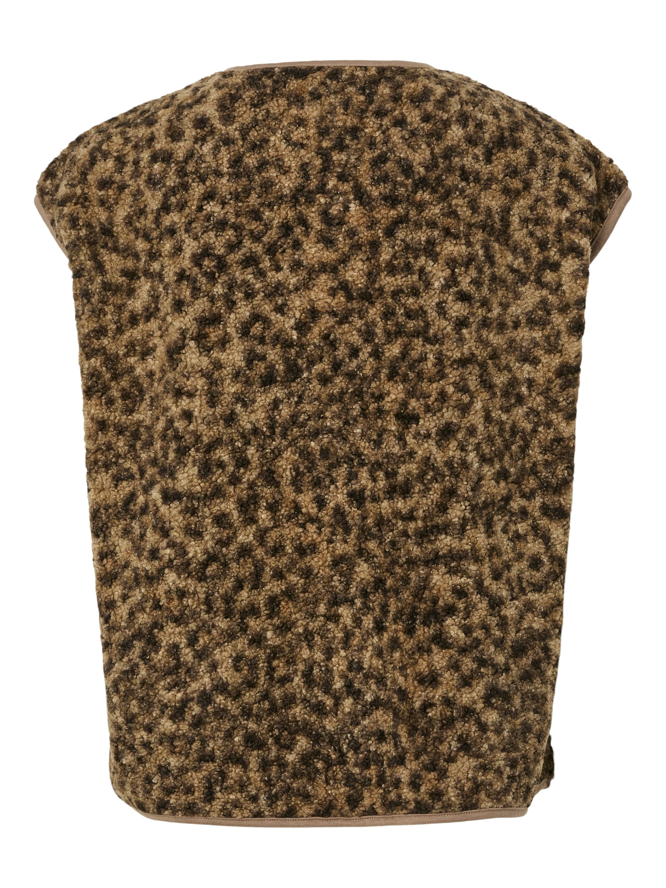 Katty Leopard Teddy Relaxed Fit Gilet