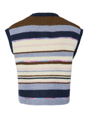 Rye Sleeveless Stripe Knit Vest