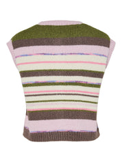 Rye Sleeveless Stripe Knit Vest