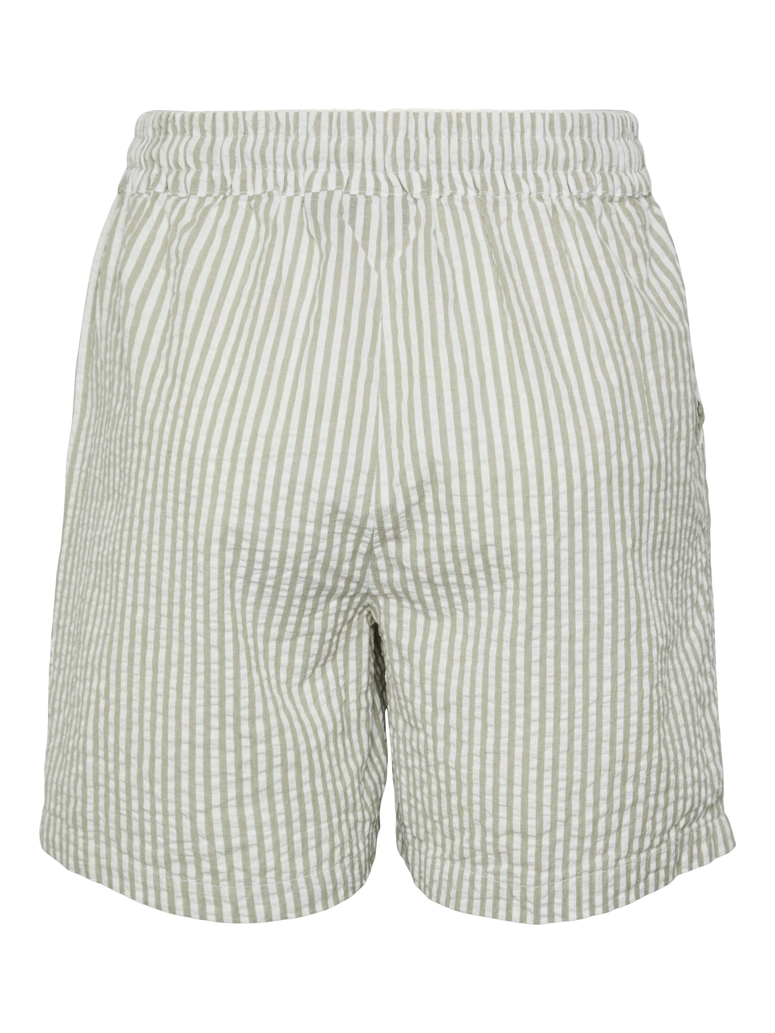 Pieces Sally Green Stripe Shorts