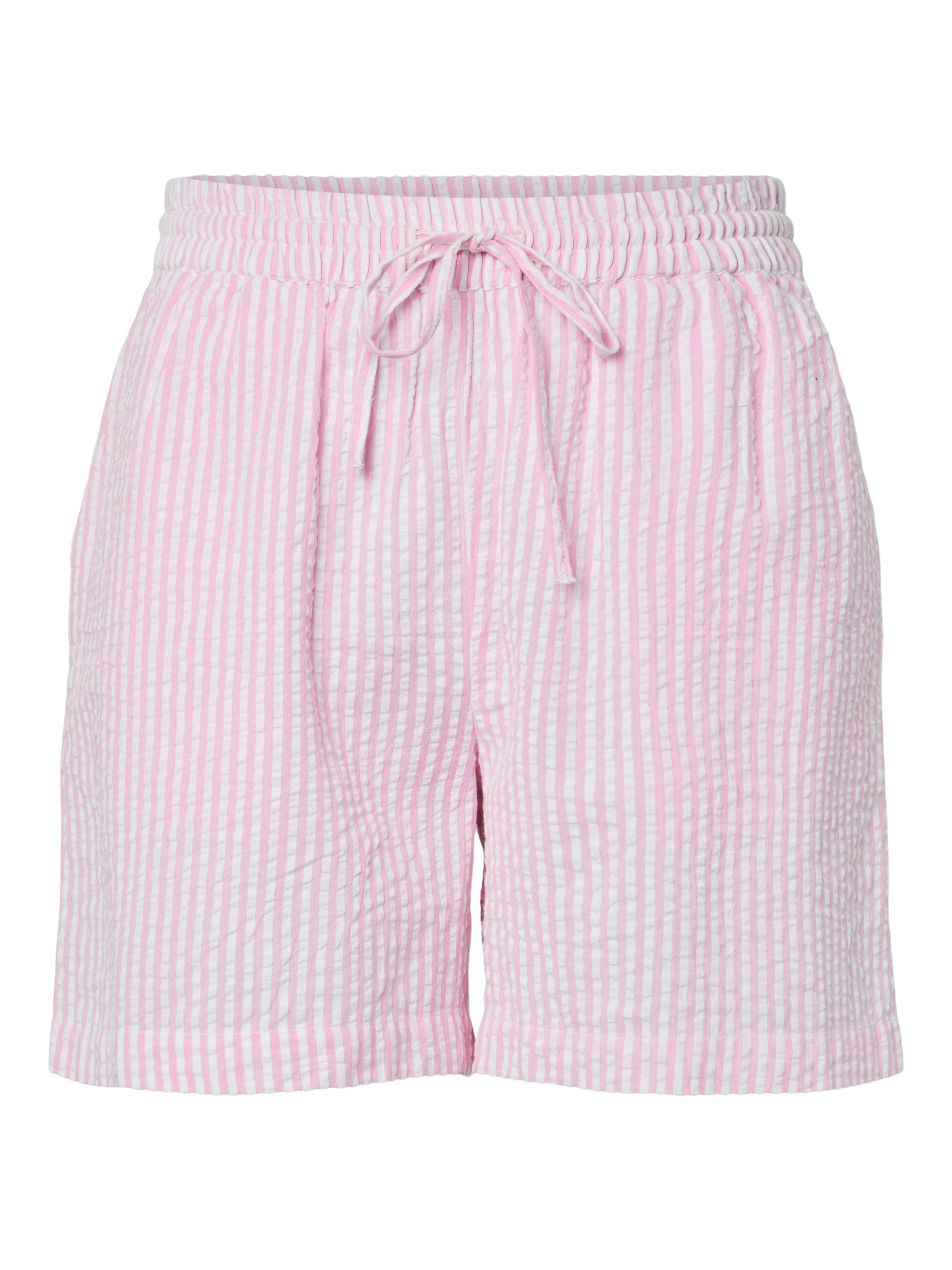 Pieces Sally Pink Stripe Shorts