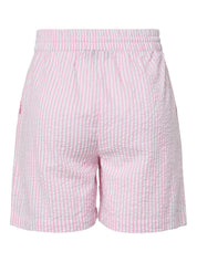 Pieces Sally Pink Stripe Shorts