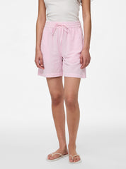Pieces Sally Pink Stripe Shorts