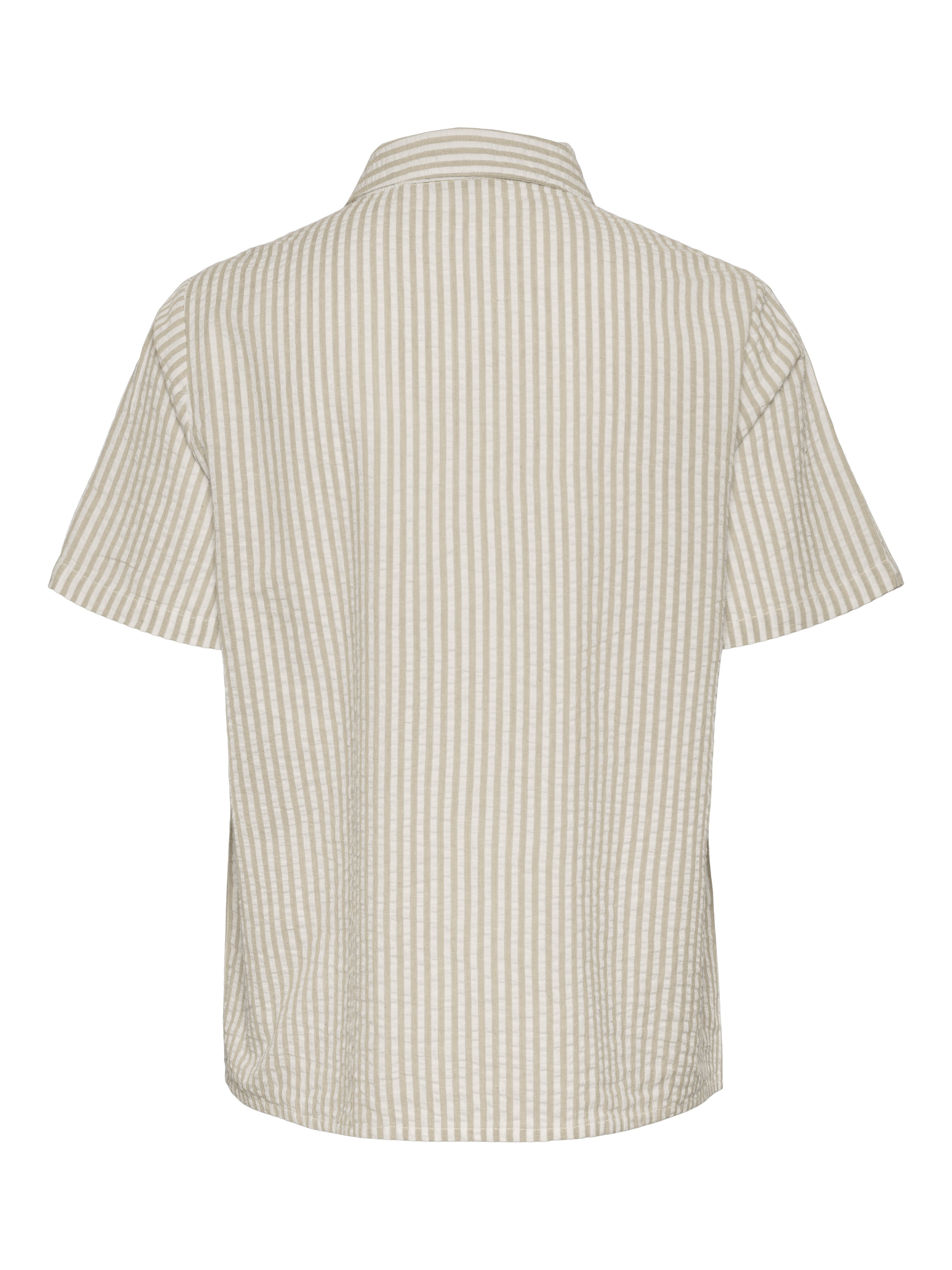 Pieces Sally Green Stripe Shirt