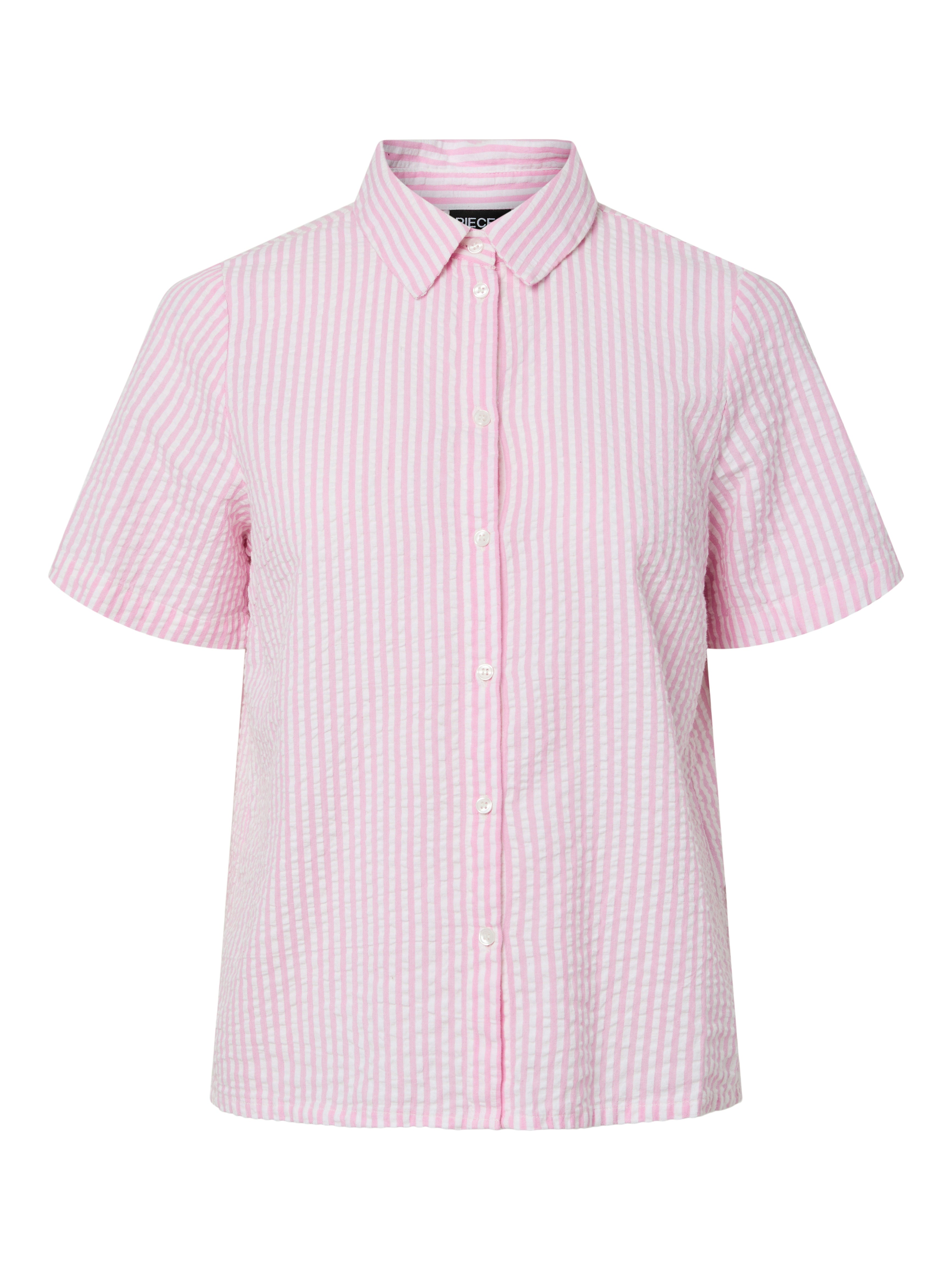 Pieces Sally Pink Stripe Shirt