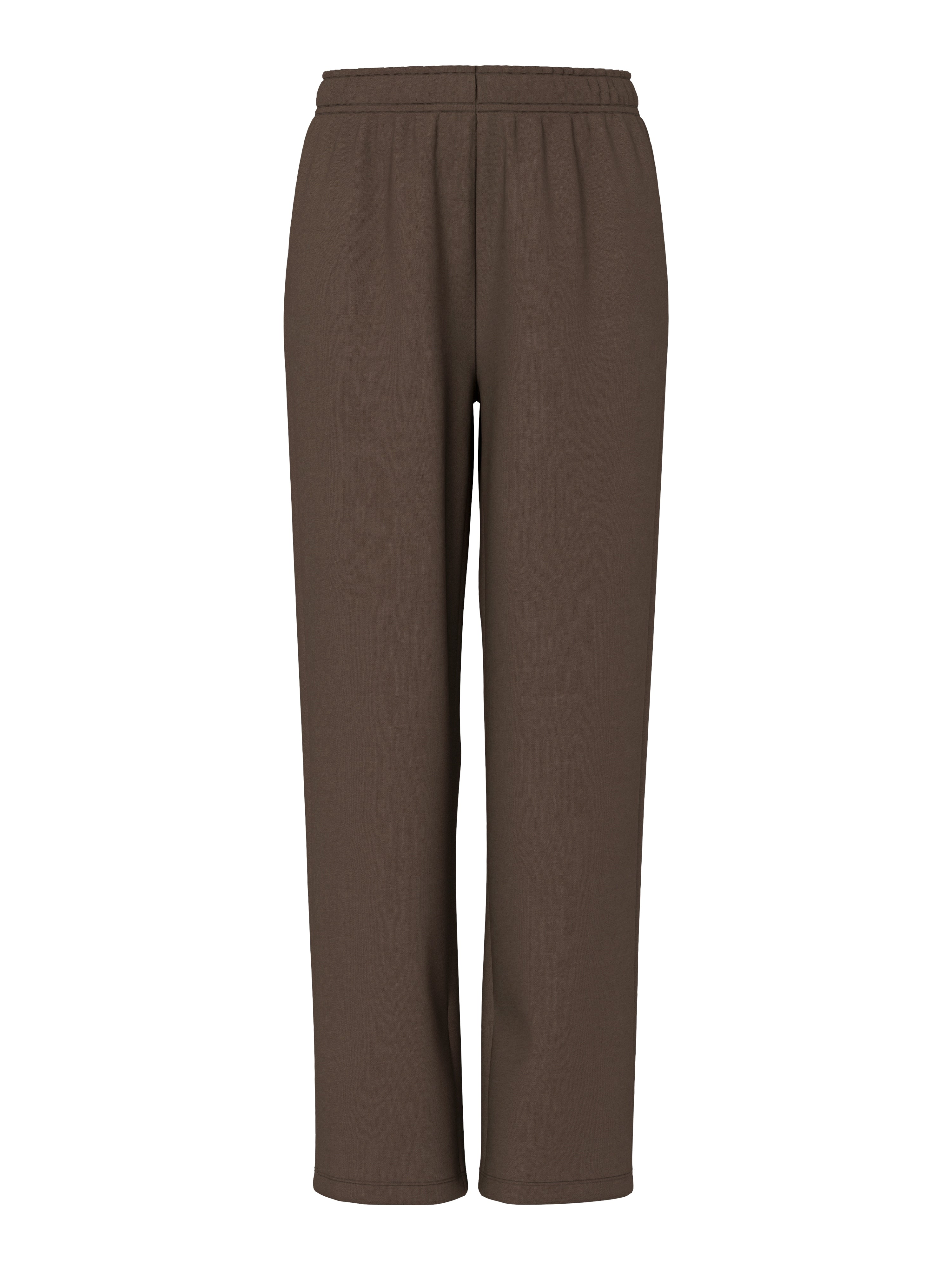 Chilli Brown Straight Leg Sweat Pants