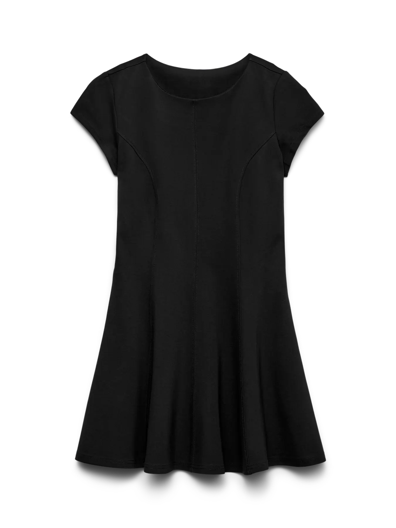 Jazlyn Black Waisted Short Dress