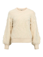 Hollow Jacquard Zebra Fluffy Knit